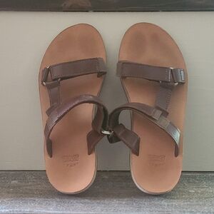 Teva Leather Brown Sandals